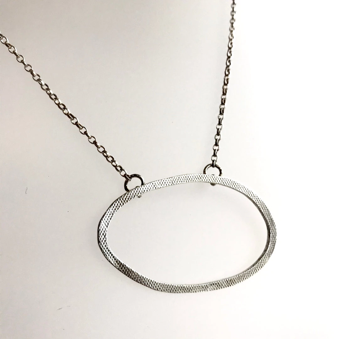 Lynsey DeBurca DRIFT - Textured Organic Pendant Necklace - Made In Ireland