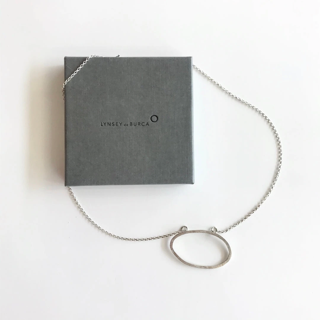 Lynsey DeBurca DRIFT - Textured Organic Pendant Necklace - Made In Ireland