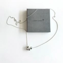 Lynsey DeBurca All Jewellery FLOAT - Four Silver Rings Necklace - Made In Ireland