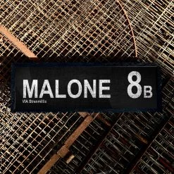 Belfast Canvas Co. MALONE 8b Via Stranmillis Canvas Bus Signs