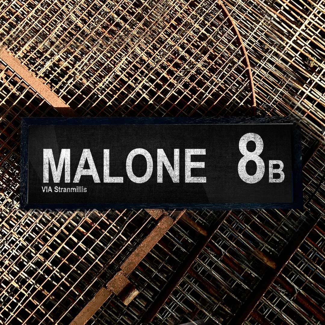 Belfast Canvas Co. MALONE 8b Via Stranmillis Canvas Bus Signs