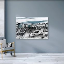 Stephen Farnan Studio Market Day, Dungarvan - County Waterford By Stephen Farnan