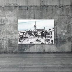 Stephen Farnan Studio Places Market Day, Letterkenny - County Donegal By Stephen Farnan