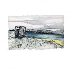 Stephen Farnan Studio Martello Tower Towards Donegal - County Derry By Stephen Farnan Places