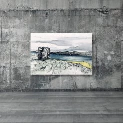 Stephen Farnan Studio Martello Tower Towards Donegal - County Derry By Stephen Farnan Places