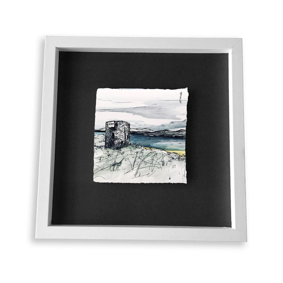 Stephen Farnan Studio Martello Tower Towards Donegal - County Derry By Stephen Farnan Places