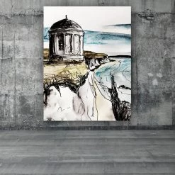 Stephen Farnan Studio Mussenden Temple (Portrait) By Stephen Farnan