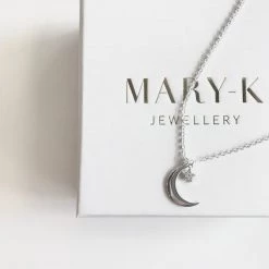 Mary K MOON - Cubic Zirconia + Silver - Necklace All Jewellery