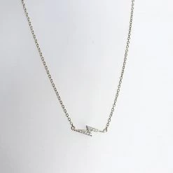 Mary K BOLT - Cubic Zirconia + Gold Vermeil On Necklace All Jewellery