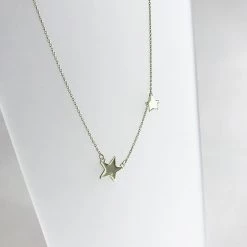 Mary K DOUBLE STAR Gold Vermeil Necklace