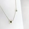 Mary K DOUBLE STAR Gold Vermeil Necklace