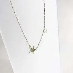 Mary K DOUBLE STAR Gold Vermeil Necklace