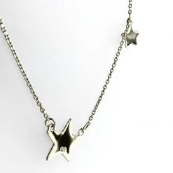 Mary K DOUBLE STAR Gold Vermeil Necklace