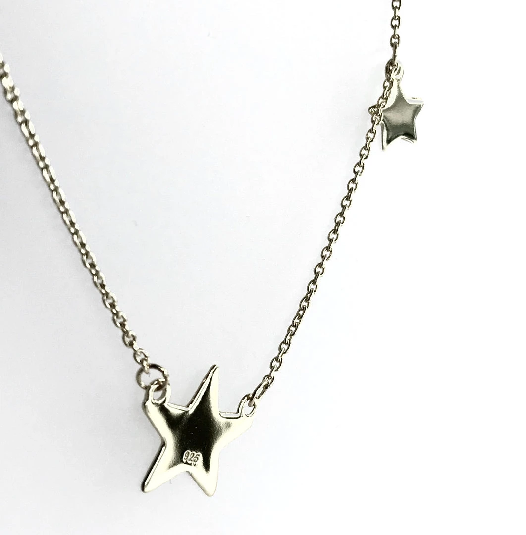 Mary K DOUBLE STAR Gold Vermeil Necklace