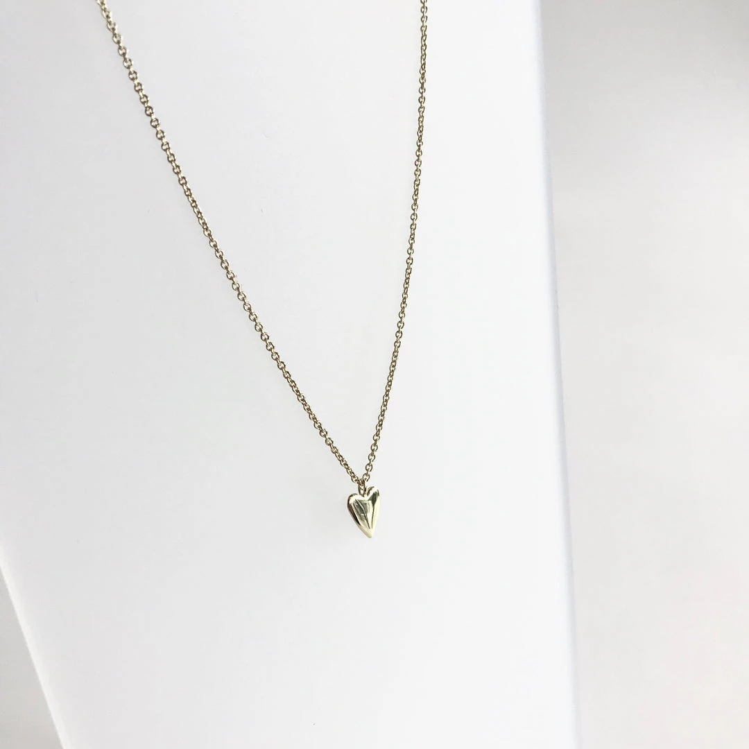 Mary K HEART Gold Vermeil Necklace