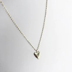 Mary K HEART Gold Vermeil Necklace