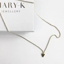 Mary K HEART Gold Vermeil Necklace