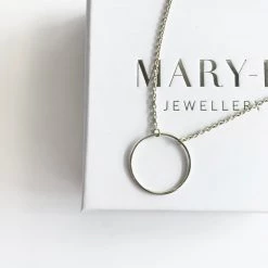 Mary K CIRCLE Gold Vermeil Necklace - Designed, Imagined, Made In Ireland