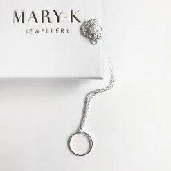Mary K CIRCLE Necklace Silver - Designed, Imagined, Made In Ireland