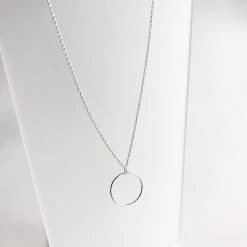 Mary K CIRCLE Necklace Silver - Designed, Imagined, Made In Ireland