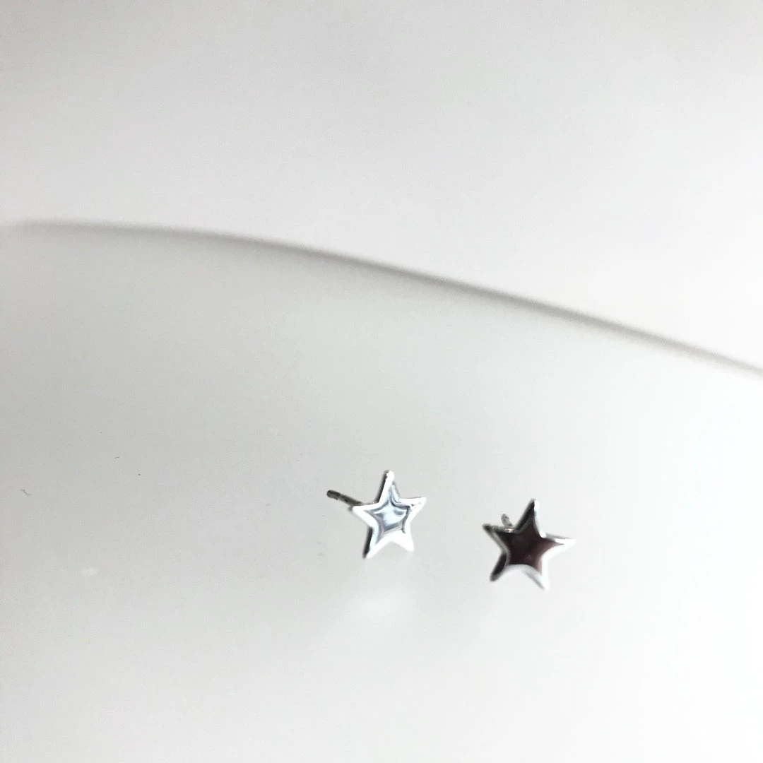 Mary K STARS - Earrings Silver - Designed, Imagined, Made In Ireland