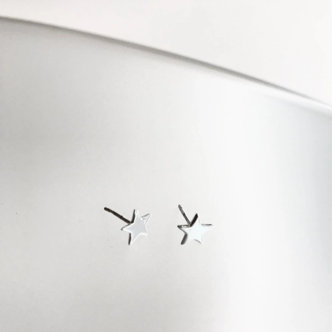 Mary K STARS - Earrings Silver - Designed, Imagined, Made In Ireland