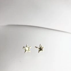 Mary K All Jewellery STARS - Earrings Gold Vermeil - Designed, Imagined, Made In Ireland
