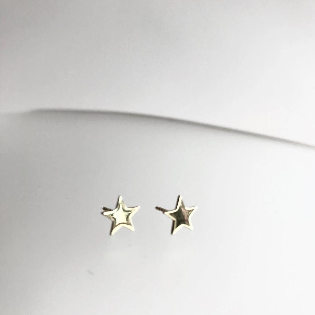 Mary K All Jewellery STARS - Earrings Gold Vermeil - Designed, Imagined, Made In Ireland