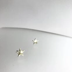 Mary K All Jewellery STARS - Earrings Gold Vermeil - Designed, Imagined, Made In Ireland