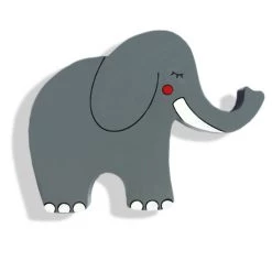 Alphabet Jigsaw Animal Magnets ELEPHANT - Wooden Animal Magnet