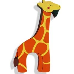 Alphabet Jigsaw GIRAFFE - Wooden Animal Magnet Animal Magnets