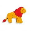 Alphabet Jigsaw LION - Wooden Animal Magnet