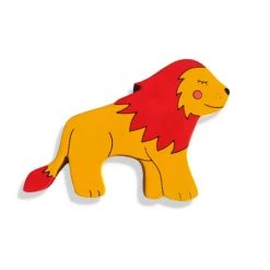 Alphabet Jigsaw LION - Wooden Animal Magnet