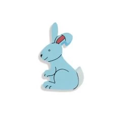 Alphabet Jigsaw RABBIT - Wooden Animal Magnet Animal Magnets