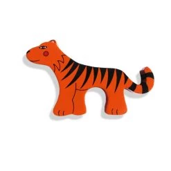 Alphabet Jigsaw TIGER - Wooden Animal Magnet