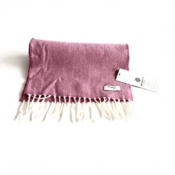 McNutt Raspberry Rose Lambswool Scarf - Made In Donegal Ireland