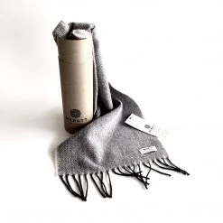 McNutt Scarves Smoke Lambswool Scarf - Made In Donegal Ireland