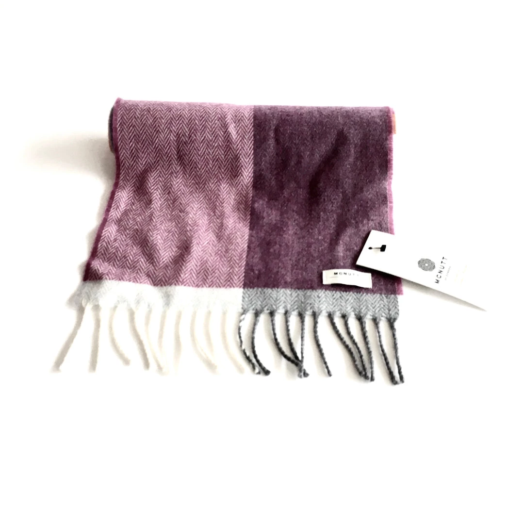 McNutt Scarves Beetroot Smoke Lambswool Scarf - Made In Donegal Ireland