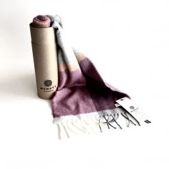McNutt Scarves Beetroot Smoke Lambswool Scarf - Made In Donegal Ireland