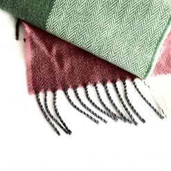 McNutt Scarves Green Smoke Lambswool Scarf - Made In Donegal Ireland