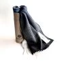 McNutt Scarves Denim Ombré Lambswool Scarf - Made In Donegal Ireland