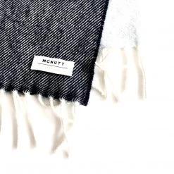 McNutt Scarves Denim Ombré Lambswool Scarf - Made In Donegal Ireland