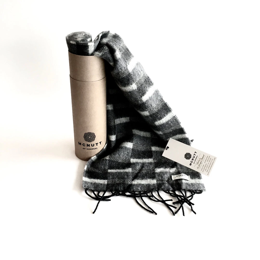 McNutt Skyscraper Lambswool Scarf - Made In Donegal Ireland