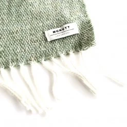 McNutt Lime Tweed Lambswool Scarf - Made In Donegal Ireland