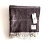McNutt Clothing Brands Mauve Alpaca Lambswool Throw - Handmade In Donegal Ireland