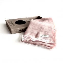 McNutt Nectarine Linen Scarf - Made In Donegal Ireland