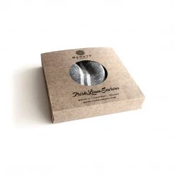 McNutt Grey Citrus Linen Scarf - Made In Donegal Ireland