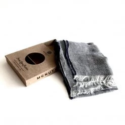 McNutt Dove Linen Scarf - Made In Donegal Ireland