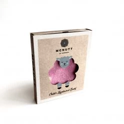 McNutt Scarves Kid’s Raspberry Rose Lambswool Scarf - Made In Donegal Ireland