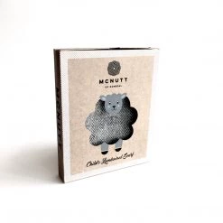 McNutt Kid’s Grey Lambswool Scarf - Made In Donegal Ireland